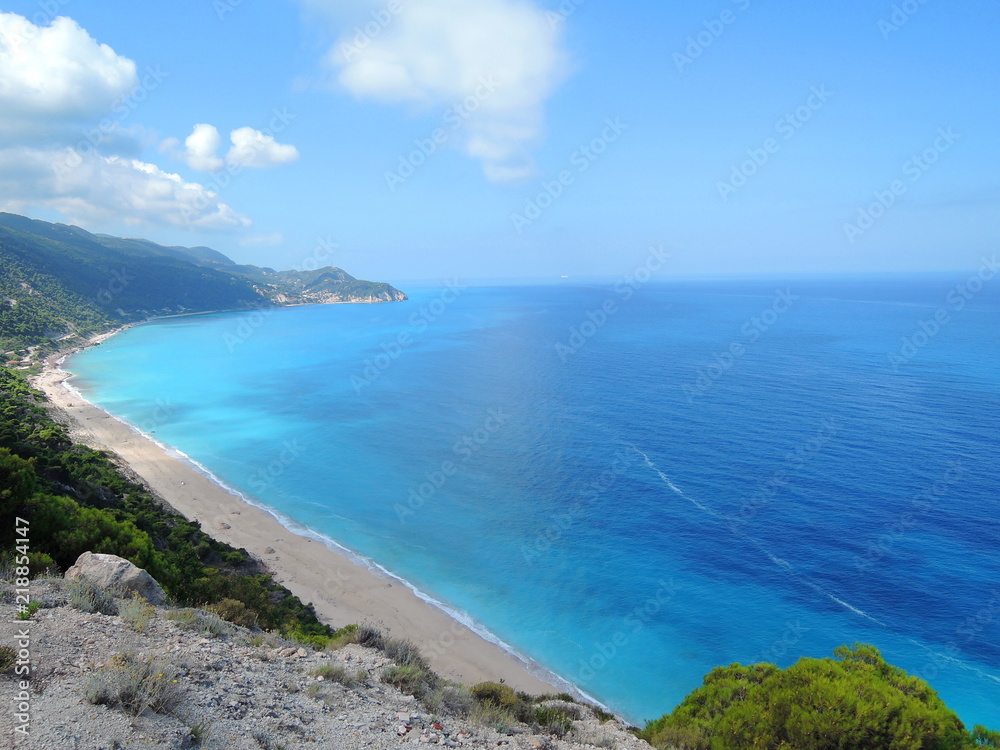 Fototapeta premium View to sea, Greece