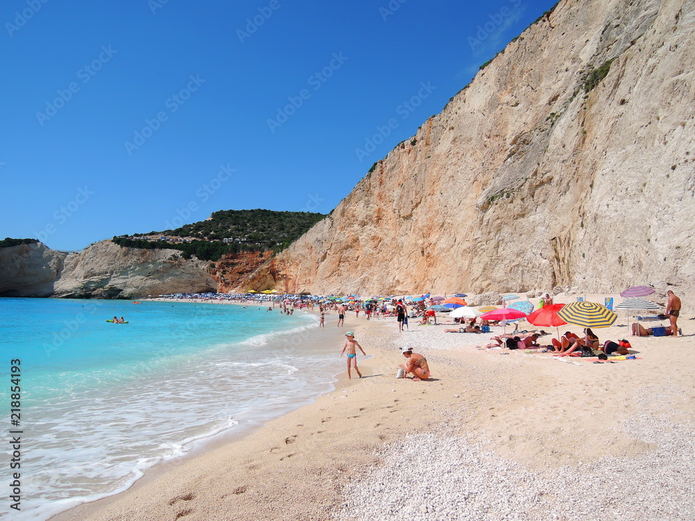 Lefkada, Lefkas beach, Greece