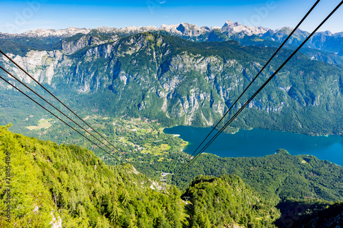 Photos Aerial view of Bohinj lake from Vogel cable car station