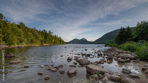 Jordan Pond in Acadia National Park  photo