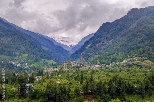 Panorama vue Himalaya Inde Manali Montagne © Loïc Bourgeois