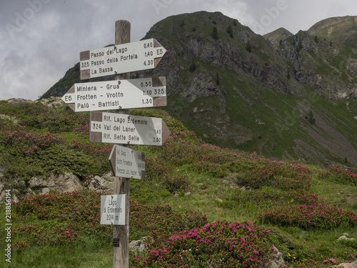 trekking in Mocheni Valey in Trentino