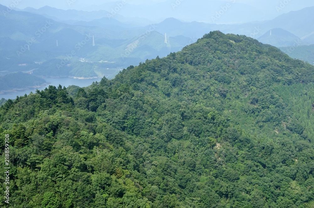 夏の高取山