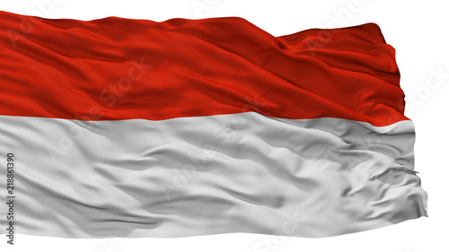 Tarija City Flag, Country Bolivia, Isolated On White Background