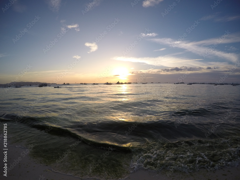 Боракай / Филиппины / Белый пляж / Boracay / Philippines / White Beach / Закат / Рассвет