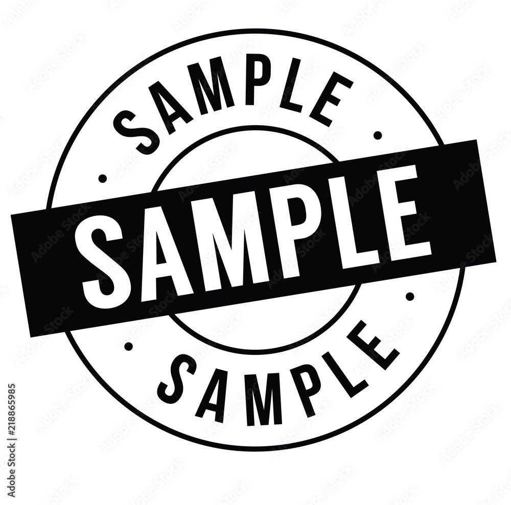 sample stamp on white sample stamp on white