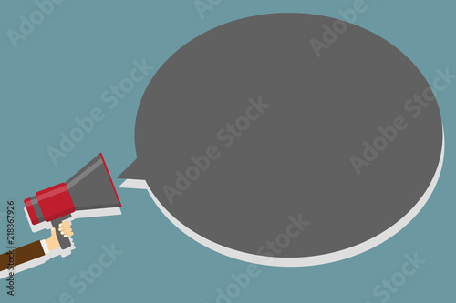 Flat design business vector illustration concept. Business ad for website and promotion banners. empty social media copy space text for your own texts. Template art esp isolated.