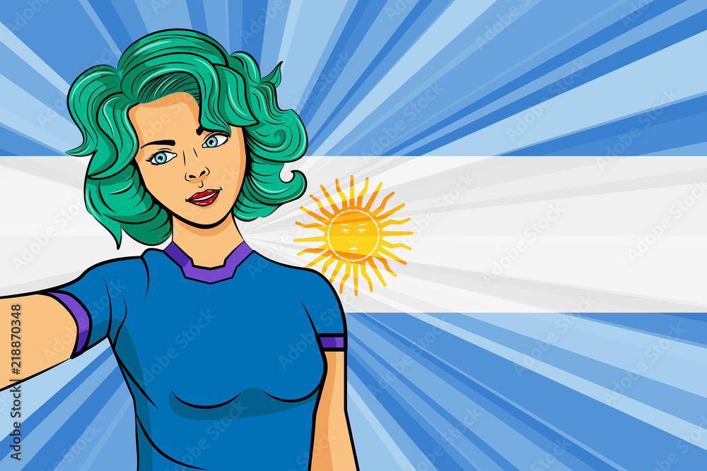 Fan Argentina Vector & Photo (Free Trial)