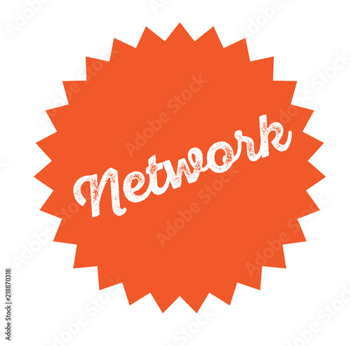 network stamp on white