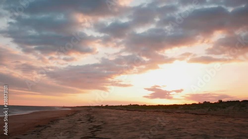 Beautiful Virginia Beach sunrise time lapse from First Landing State Park.