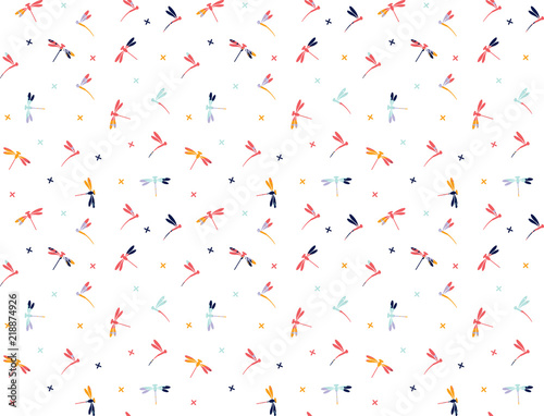dragonfly pattern background