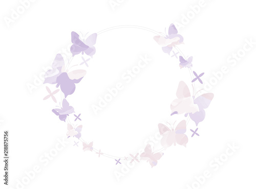 Butterfly and card