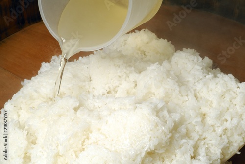 Fotografie Sushi Rice making of