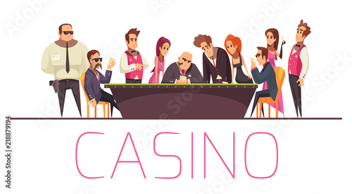 Gaming Casino People Background