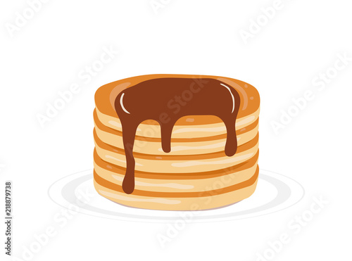 Vector illustration Pancake