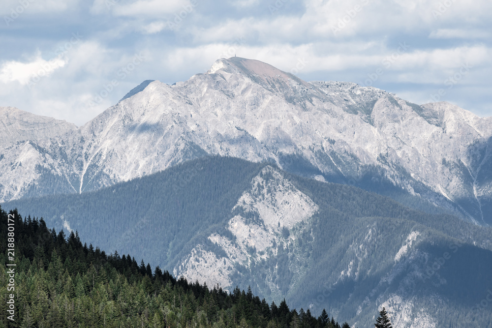 Canadian rocky mountains in summer