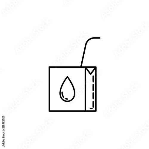 juice in plastic packaging dusk icon. Element of drinks and beverages icon for mobile concept and web apps. Thin line juice in plastic packaging icon can be used for web and mobile
