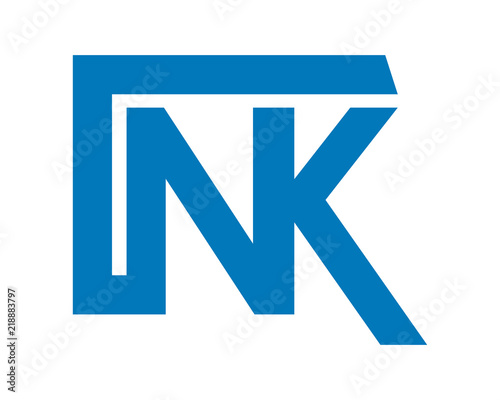 blue initial typography alphabet font typeset logotype image vector icon