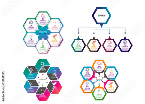 creative timeline infographic template element for workflow,process,presentation with modern concept design vector