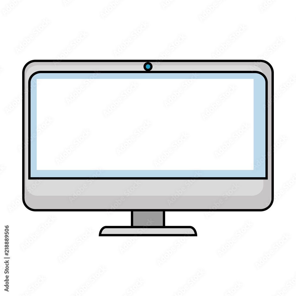 monitor computer isolated icon monitor computer isolated icon