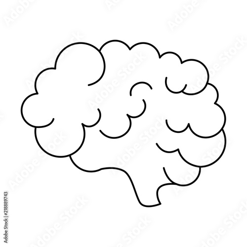 brain storm isolated icon