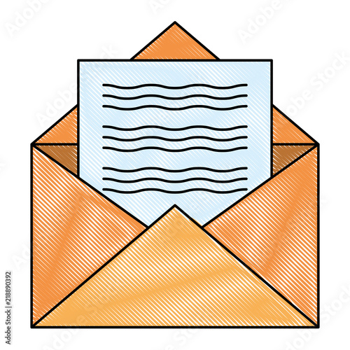 envelope mail isolated icon
