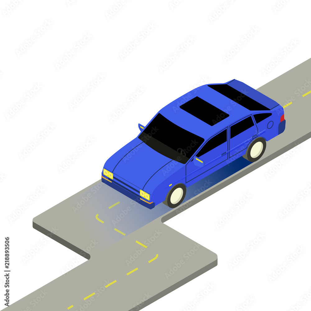 Car on road Car on road