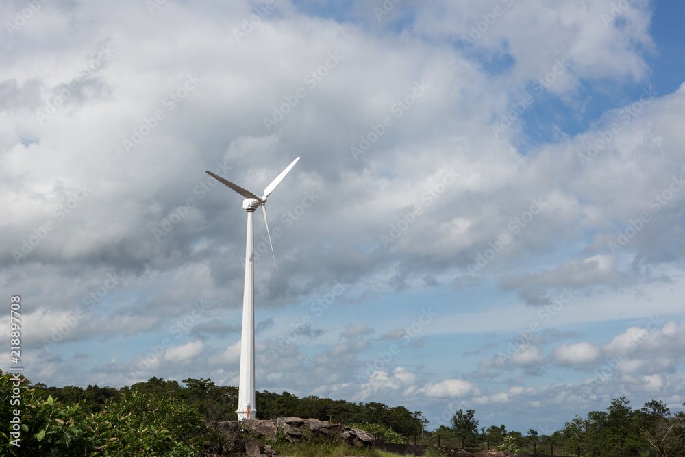 wind turbine is green energy..