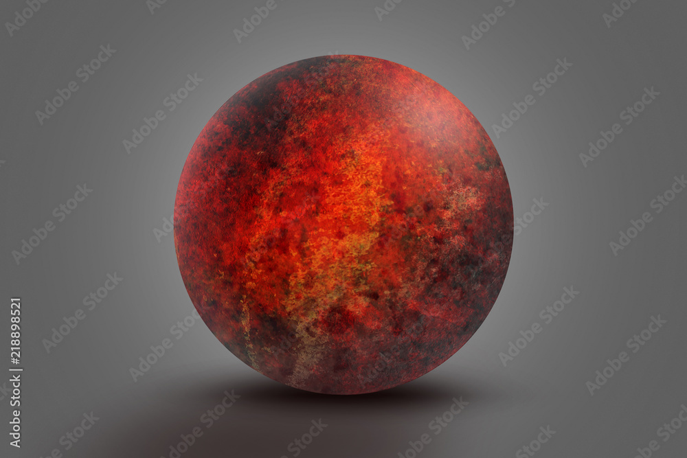 Solar System - Planet Mars. High resolution images presents planets of ...