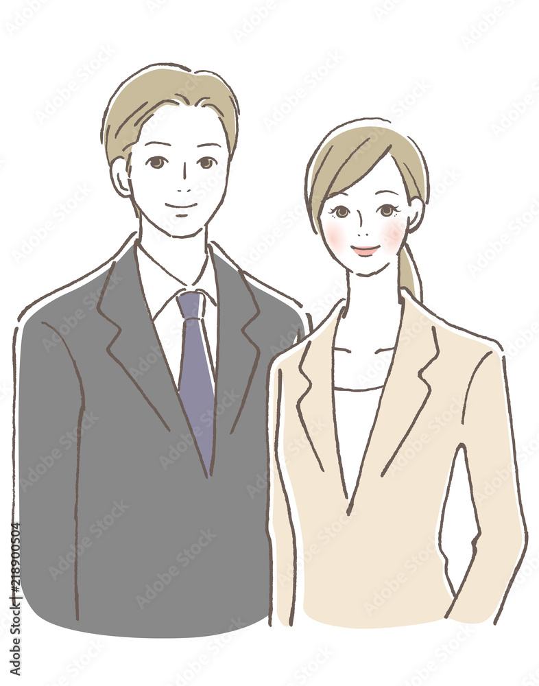 スーツ 男女 スーツ 男女
