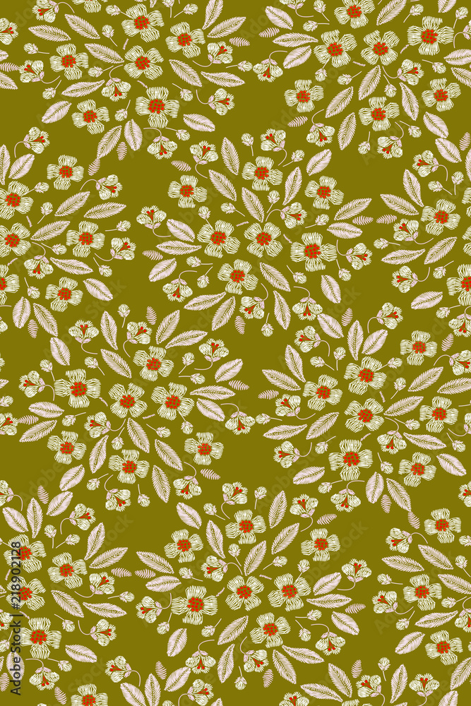 Seamless daisy flower pattern Seamless daisy flower pattern