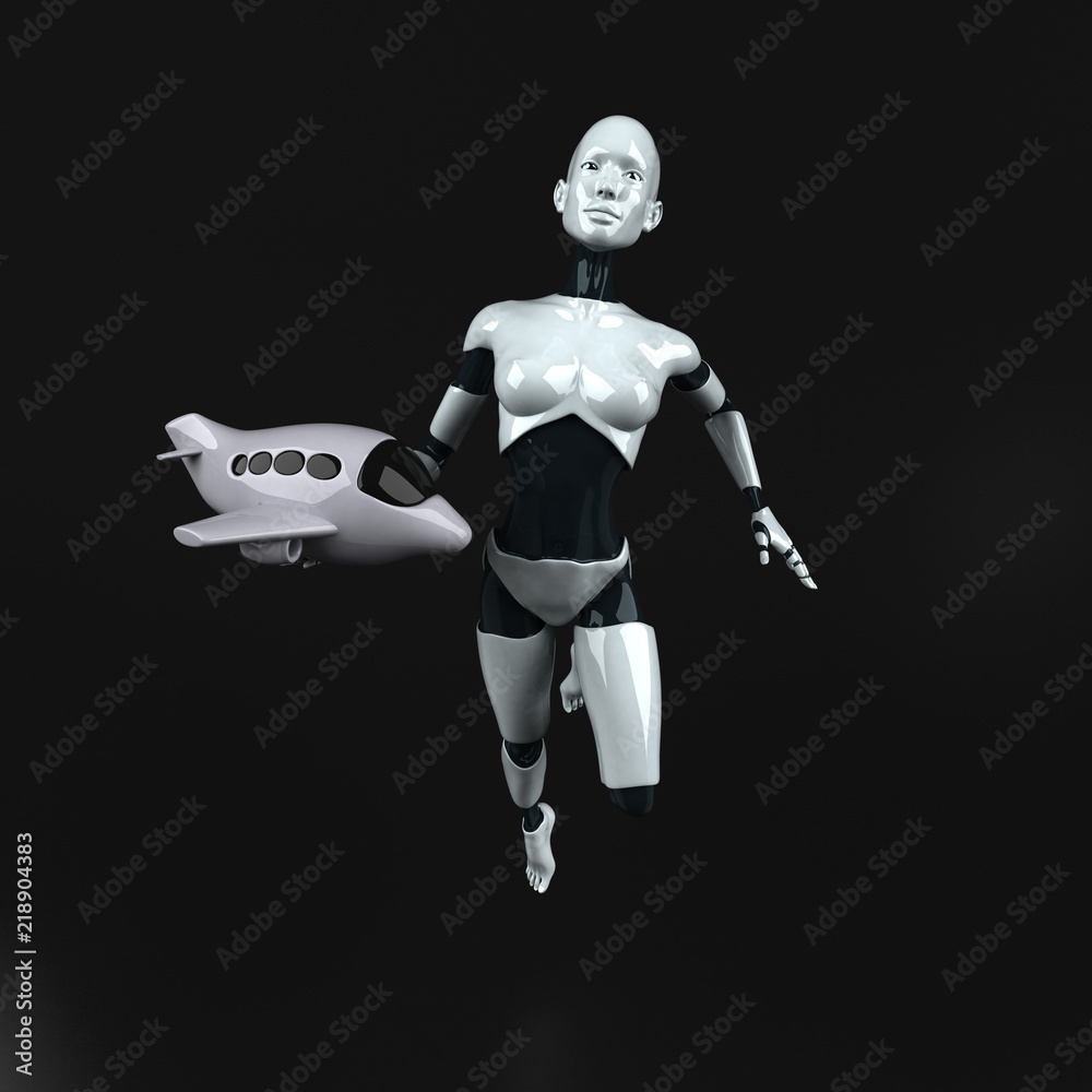 Robot - 3D Illustration