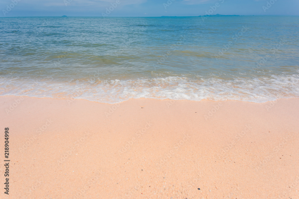 Beautiful sea beach background On a bright day Beautiful sea beach background On a bright day