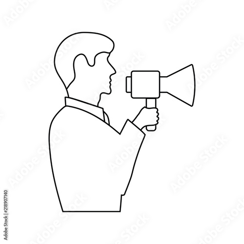 Icon of Man with mouthpiece