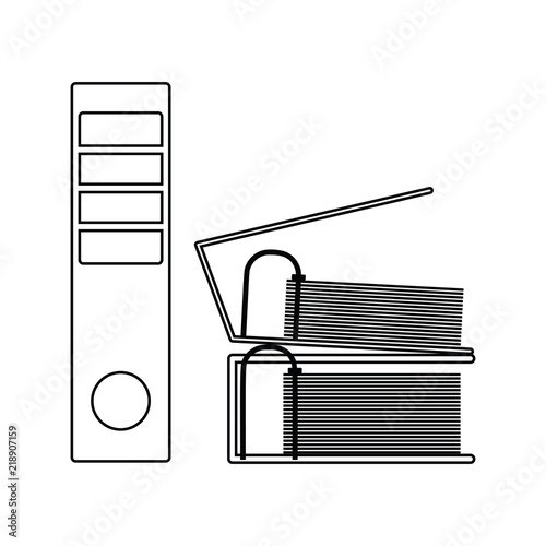 Icon of Folders with clip