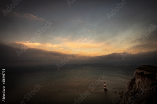 Beachy Head Lighthouse by Sunrise
