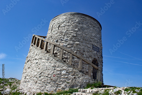 Tower at Vojak Summit in Istria