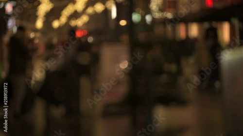 Christmas light and atmosphere in the city