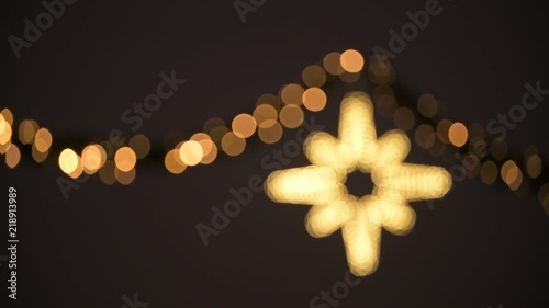 Christmas light and atmosphere in the city