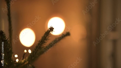 Christmas light and atmosphere in the city