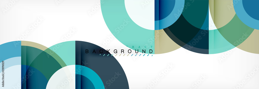 Vector circular geometric abstract background Vector circular geometric abstract background