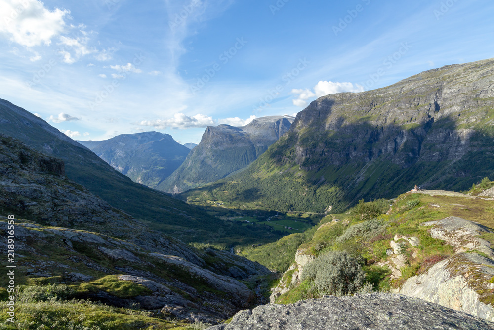 Fototapeta premium Gebirge bei Geiranger