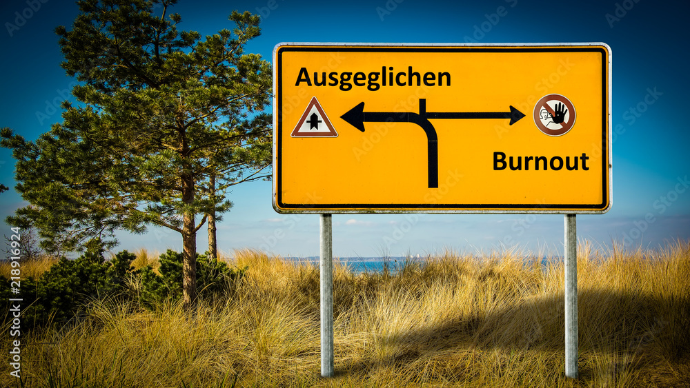 Schild 362 - Ausgeglichen