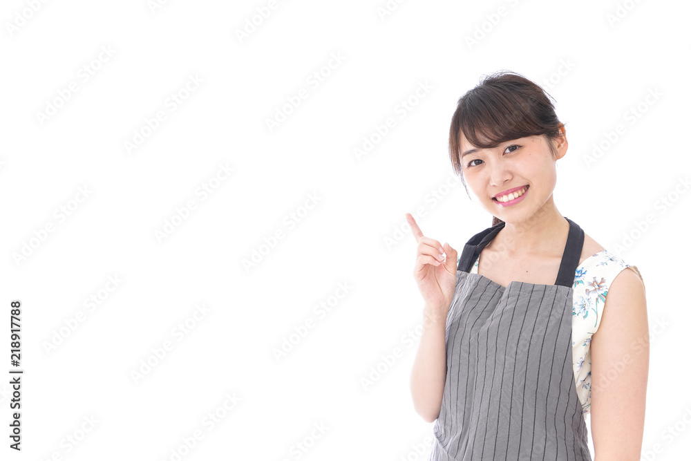 案内をするカフェスタッフ 案内をするカフェスタッフ