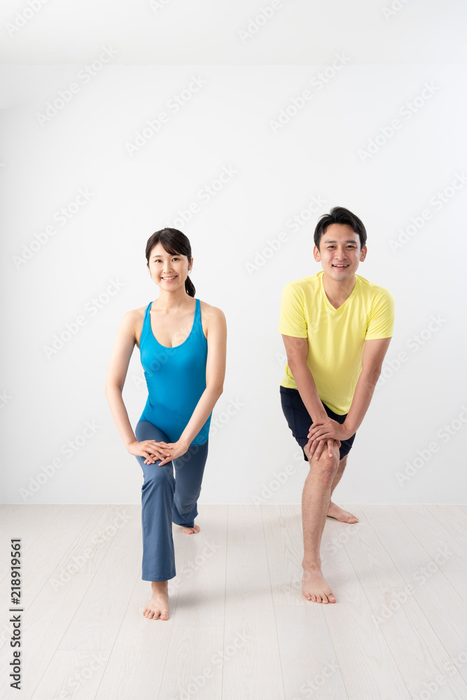 Naklejka premium エクササイズ、フィットネス、アキレス腱