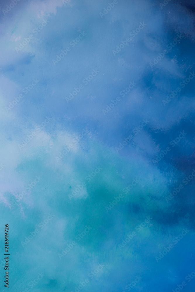 Abstract blue paint color