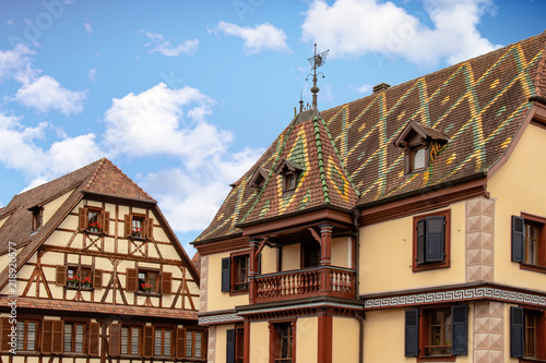 Obernai. Maison typique alsacienne à colombages. Alsace, Bas Rhin. Grand Est photo