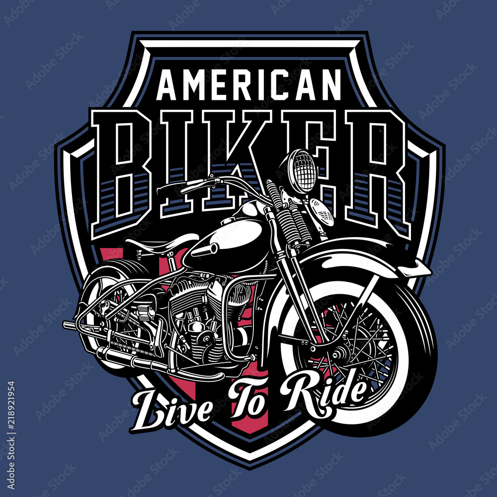 Vintage Motorcycle Emblem