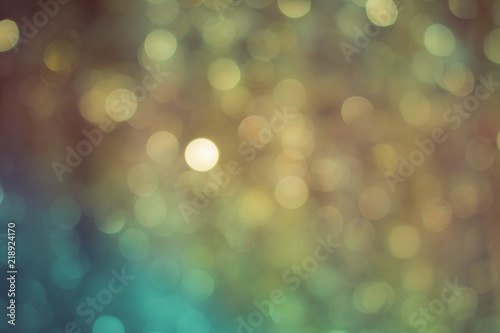 Abstract Glitter Defocused Background with Blinking lights blurred Bokeh