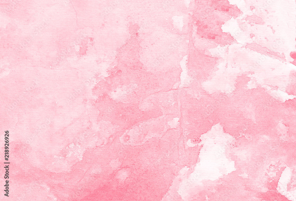 Fototapeta premium Red watercolor paint background.